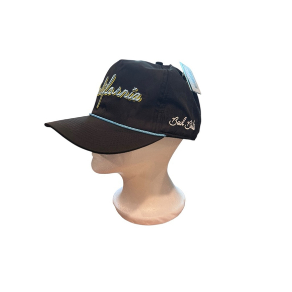 Men's bad birdie Baseball Cap Adjustable Black Blue - Picture 4 of 5